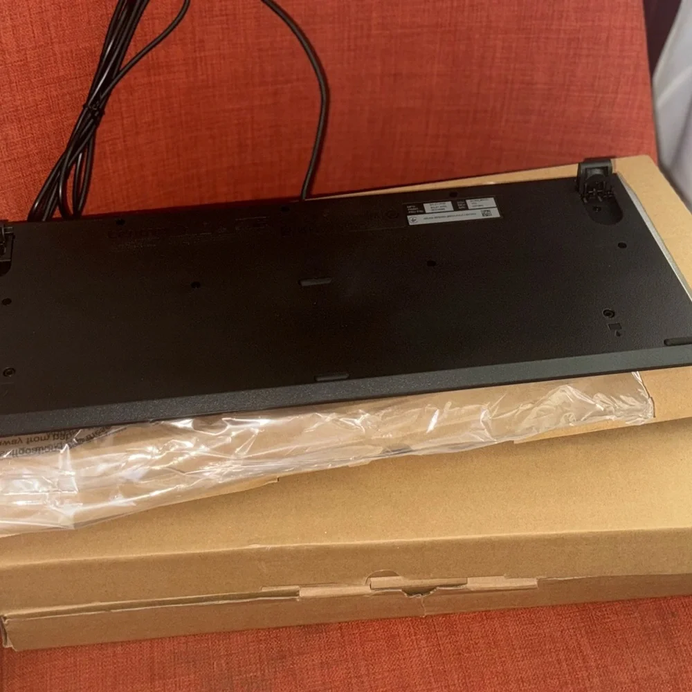 Lenovo Black Wired Keyboard
